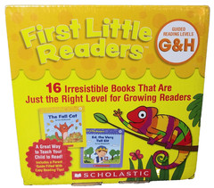 First Little Readers Parent Pack Guided Reading Levels G & H : 16 Books – NEW