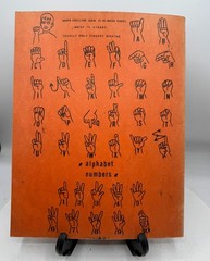 1973 Animals in Signs Deaf Learning Children Books 44 Pages Frank Caccamise