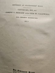1911 “Practical Botany” by J.Y. Bergan & O.W. Caldwell, HC