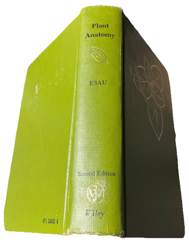 Plant Anatomy Esau, Katherine 1965 Illustrated Botany Textbook Vtg 1960s Rare