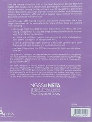 The NSTA Quick-Reference Guide to the NGSS, K-12