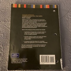Effective Supervision by David Goetsch; Supervisors, Team Leaders, Work Coaches