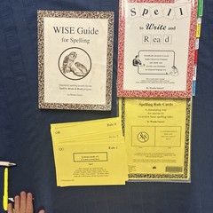 Spell to Write & Read AND Wise Guide AND Spelling Rule Cards Set by Sanseri