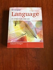 Language: Its Structure and Use – Paperback By Finegan, Edward – VERY GOOD