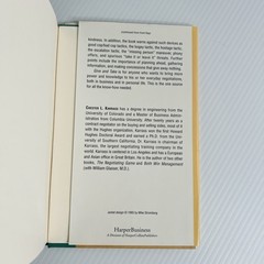 Give and Take Chester L Karrass Hardcover Negotiation Business Strategies