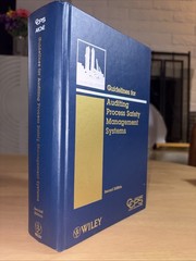 Guidelines Auditing Process Safety Mgmt Systems 2nd Ed CCPS AIChE Wiley HC
