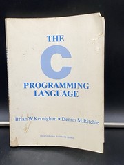 The C Programming Language Brian Kernighan Dennis Ritchie Paperback Vintage 1978