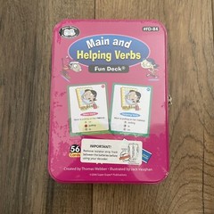 Main and Helping Verbs Fun Deck : Fd84 by Thomas Webber (2006, Hardcover)