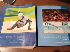 Pearson Human A&P books Vol 1/2, 2nd edititon w/cd rom, & atlas of human body