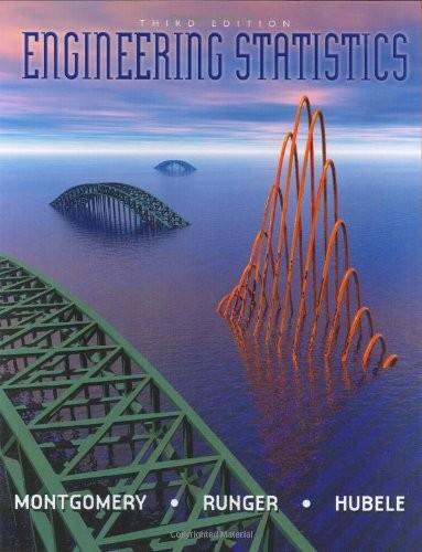 ENGINEERING STATISTICS By Douglas C. Montgomery & George C. Runger – Hardcover