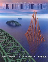 ENGINEERING STATISTICS By Douglas C. Montgomery & George C. Runger – Hardcover