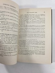 Analytic Geometry W. Wilson & J. Tracey revised edition copyright 1923