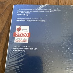 ❤️ AHA BLS Basic Life Support Provider Manual 2020 CPR ECC NEW SEALED