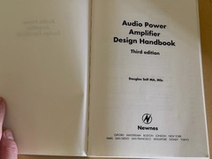 Audio Power Amplifier Design Handbook Third Edition by Douglas Self 2002