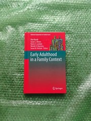 National Symposium on Family Issues Ser.: Early Adulthood in a Family Context by