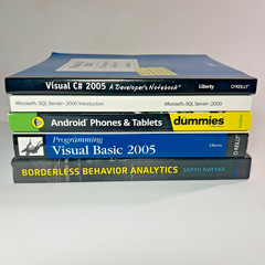 Vintage Tech Books Bundle Visual Basic 2005 C# SQL Android Analytics Lot