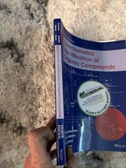 Spectrometric Identification of Organic Compounds – Paperback – GOOD