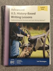 IEW Advanced U.S. History-Based Writing Lessons Student Book