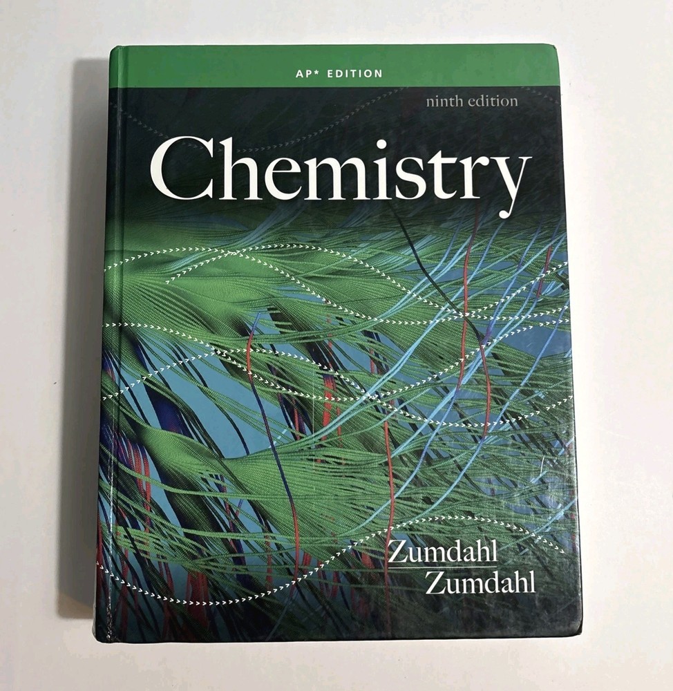 Chemistry Zumdahl AP Edition 9th Edition High School Chemistry Textbook EUC