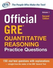 Official GRE Quantitative Reasoning Practice Questions, Second Editi – VERY GOOD