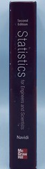 William Navidi Statistics for Engineers and Scientists Textbook 2008