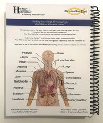 Exploring Handwriting Through Anatomy & Physiology Homeschool Curriculum Book VG