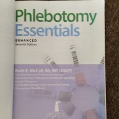 Ruth E. McCall Phlebotomy Essentials Enhanced 7th Ed Paperback 2017