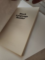 Vintage Paperback 1973 ~Black Language Reader~ Robert Bentley & Samuel Crawford