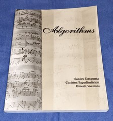 Algorithms by Umesh Vazirani, Sanjoy Dasgupta and Christos H. Papadimitriou