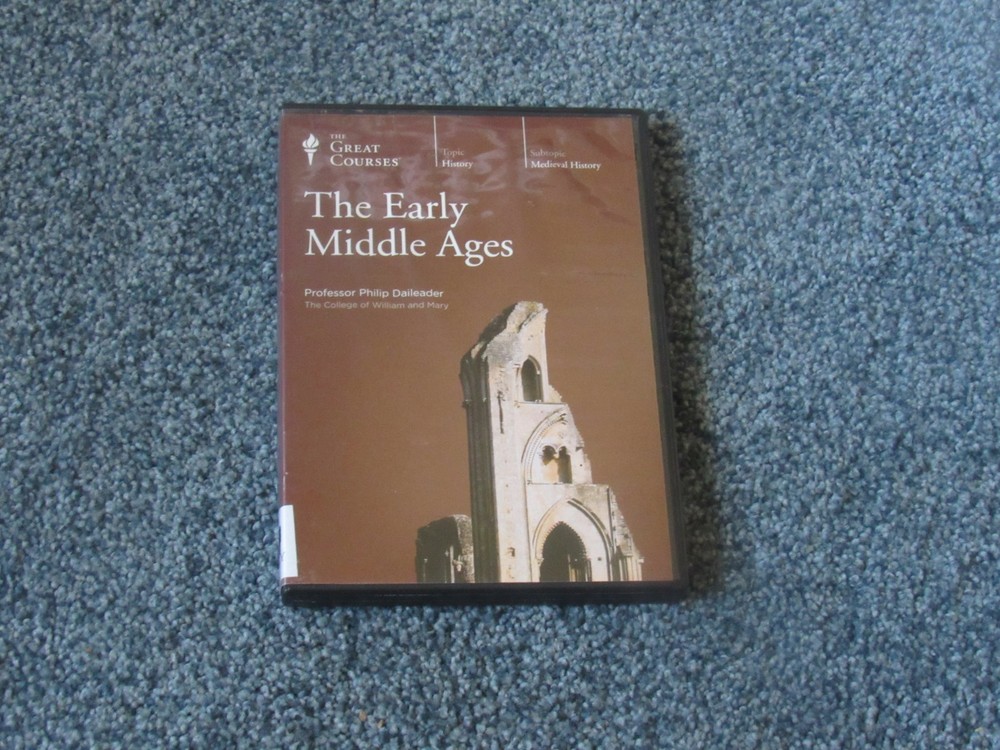 Great Courses 4 DVDs- Early Middle Ages Prof Philip Daileader – Ex-Library