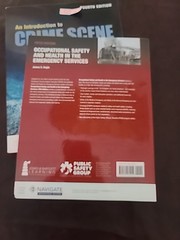 Lot of 2 College Textbooks – Emergency Services Safety (Angle 5th Ed) + Crime…