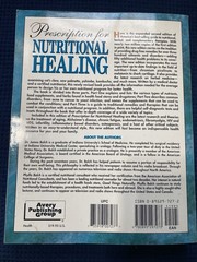 Prescription For Nutritional Healing Second Edition Book By J&P Balch A-Z Refer.