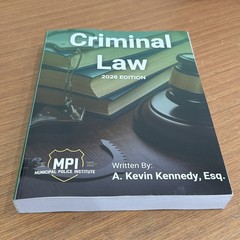 Criminal Law 2026 Edition Municipal Police Institute (MPI) – UNUSED