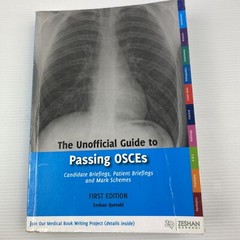 The Unofficial Guide to Passing OSCEs 3rd Ed 2012 Paperback By Zeshan Qureshi