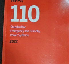 NFPA 110 Standard for Emergency and Standby Power Systems 2022 Edition USA STOCK