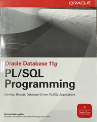 Oracle Database 11g PL/SQL Programming by Michael McLaughlin (2008, Trade…