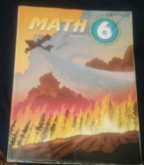 BJU Press MATH 6 Student Worktext Textbook 3rd Edition Bob Jones 6th Grade