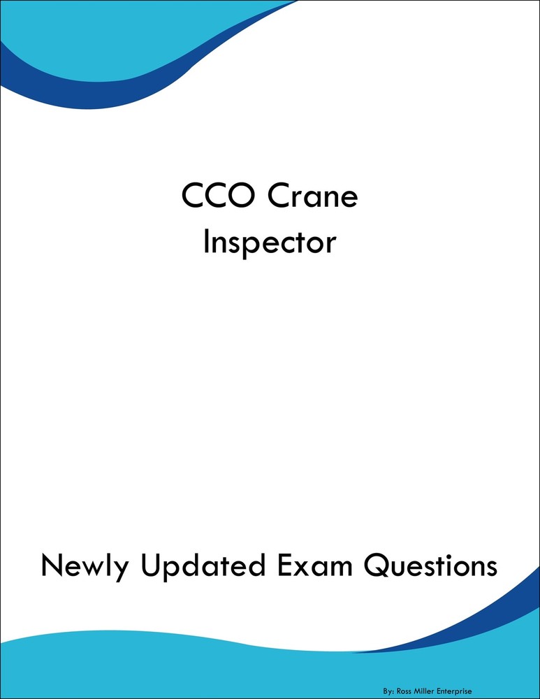 CCO Crane Inspector Study Guide Prep Book