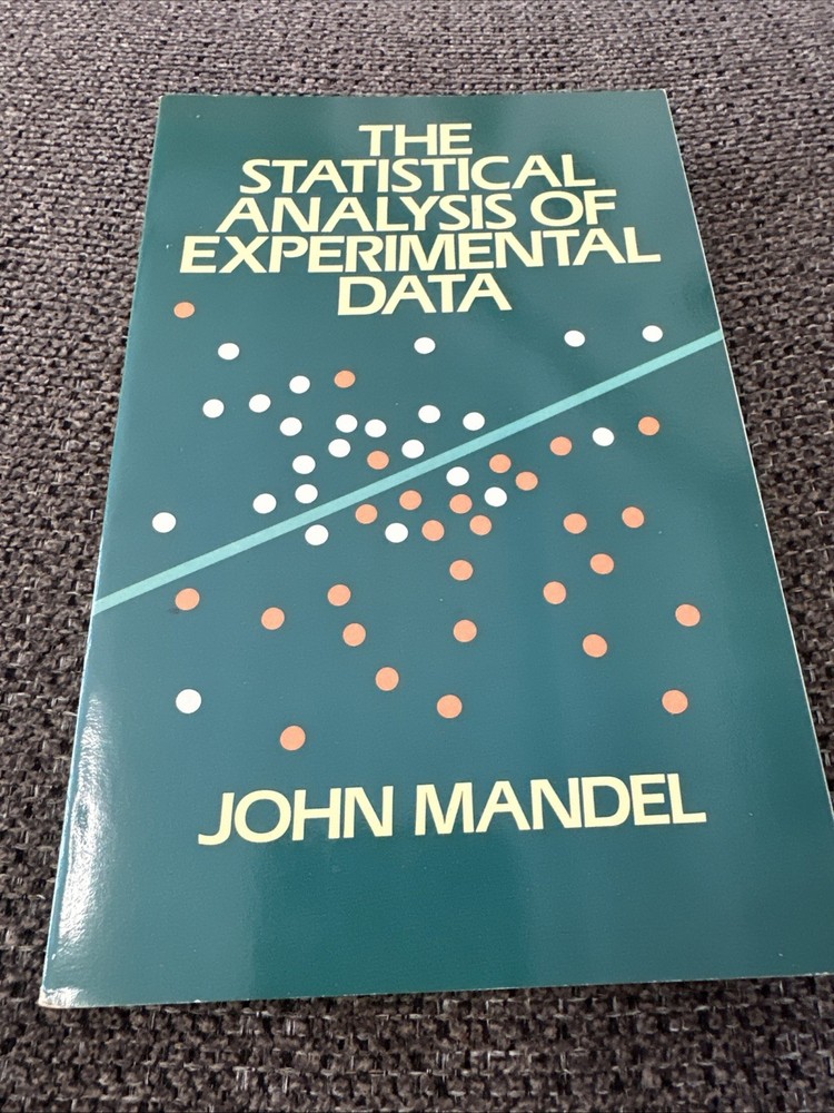 Dover Books: Statistical Analysis of Experimental Data by John Mandel