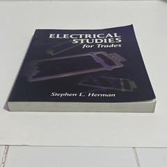 Electrical Studies for Trades Paperback Stephen L. Herman New With Shelf ￼Wear