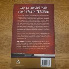 How to Survive Your First Year in Teaching by Sue Cowley (2003, Uk-Trade Paper)
