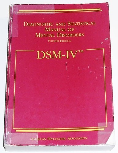 Diagnostic and Statistical Manual o…, American Psychi