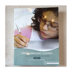 First Language Lessons for the Well-Trained Mind Level 4 by Wise & Buffington