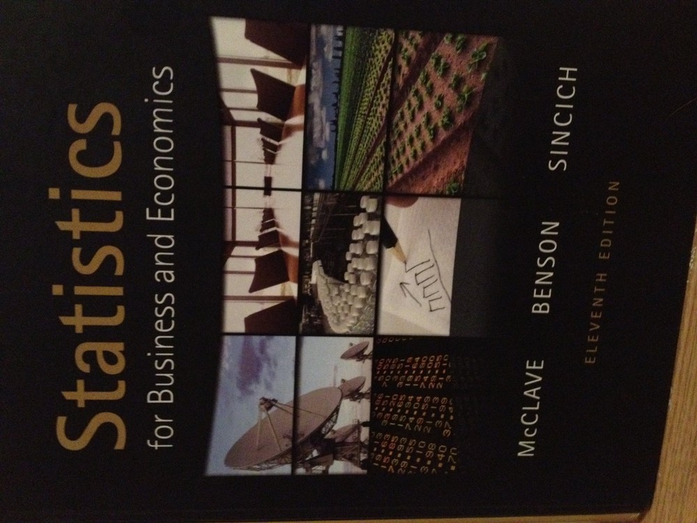 Statistics for Business and Economics