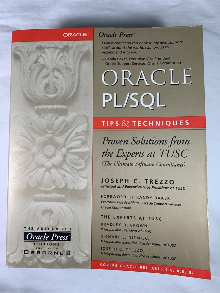 Oracle PL/SQL Tips and Techniques – By Trezzo, Joseph