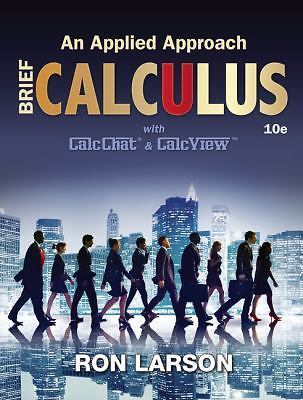 Calculus: An Applied Approach, Brief, Larson, Ron, Good Book