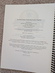 NEW Apologia Preschool Science Spiral Book