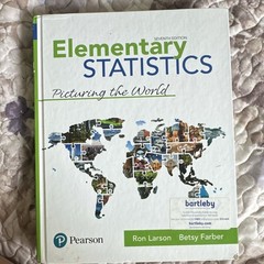 Pearson Elementary Statistics: Picturing the World 7th Edition Larson