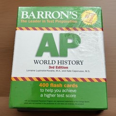 Barron’s Test Prep Ser.: AP World History Flash Cards by Kate Caporusso and…