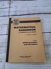 Mathematical Handbook of Formulas and Tables Murray R. Spiegel 1968 Paperback